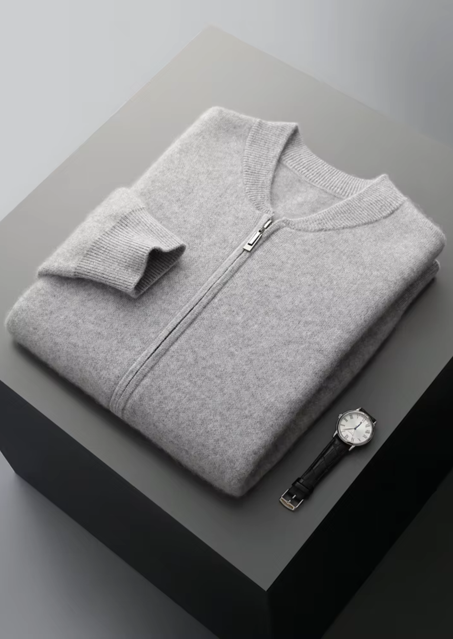 PURE EXTRA-jemná merino vlna v-pletený kardigan