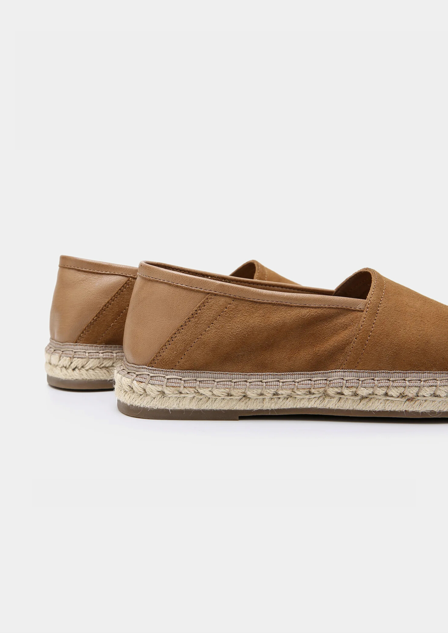 Plážové espadrilky - karamelové