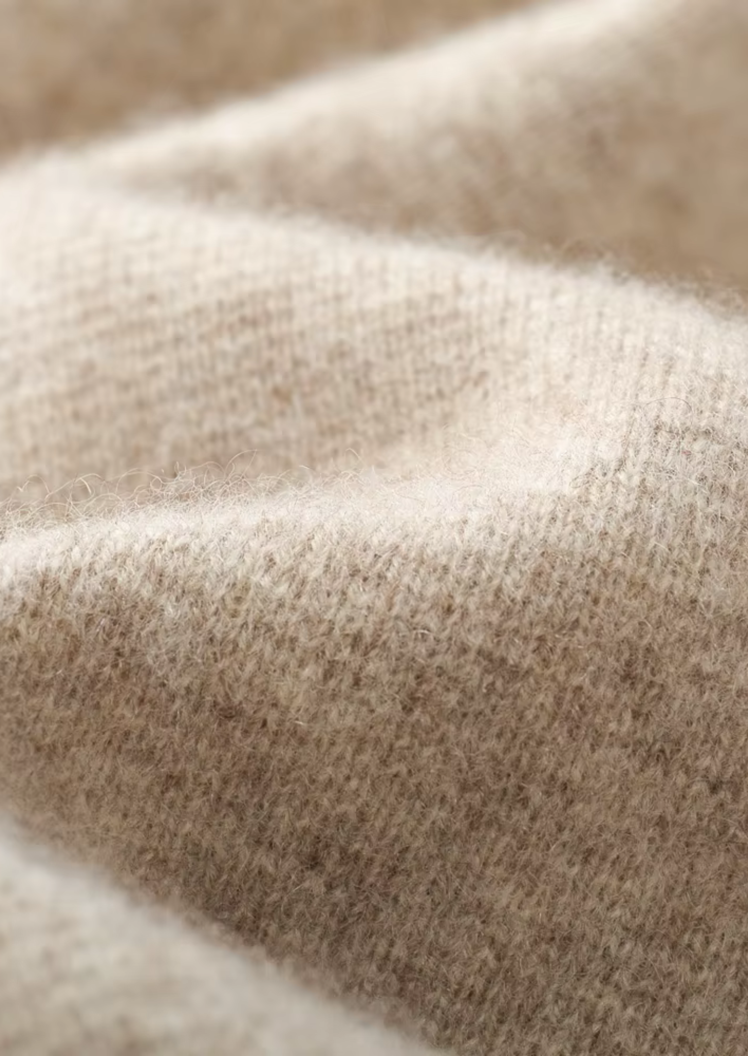 PURE EXTRA-FINÍ MERINO VLASOVÁ ZIPOVÁ MIKINA