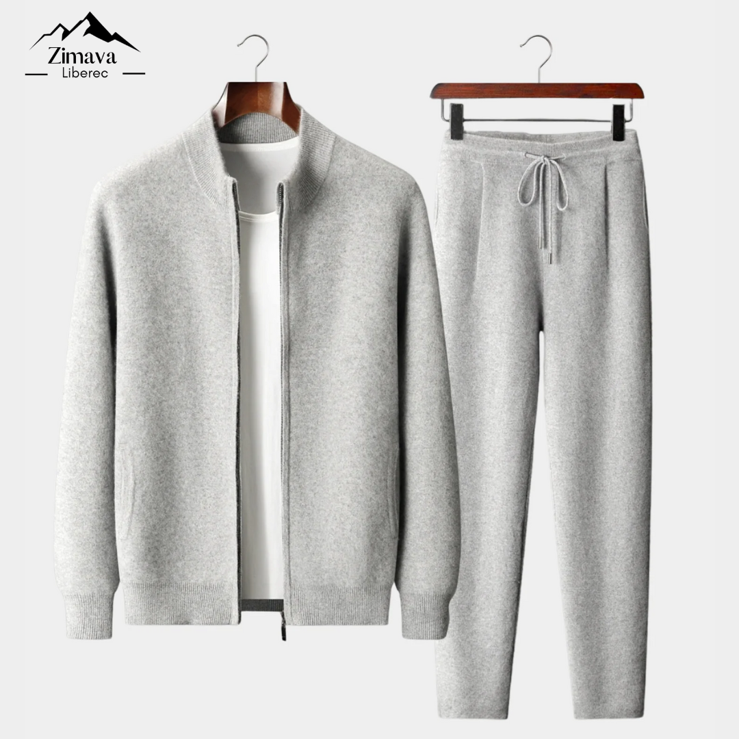 Prémiová kašmírová volnočasová souprava