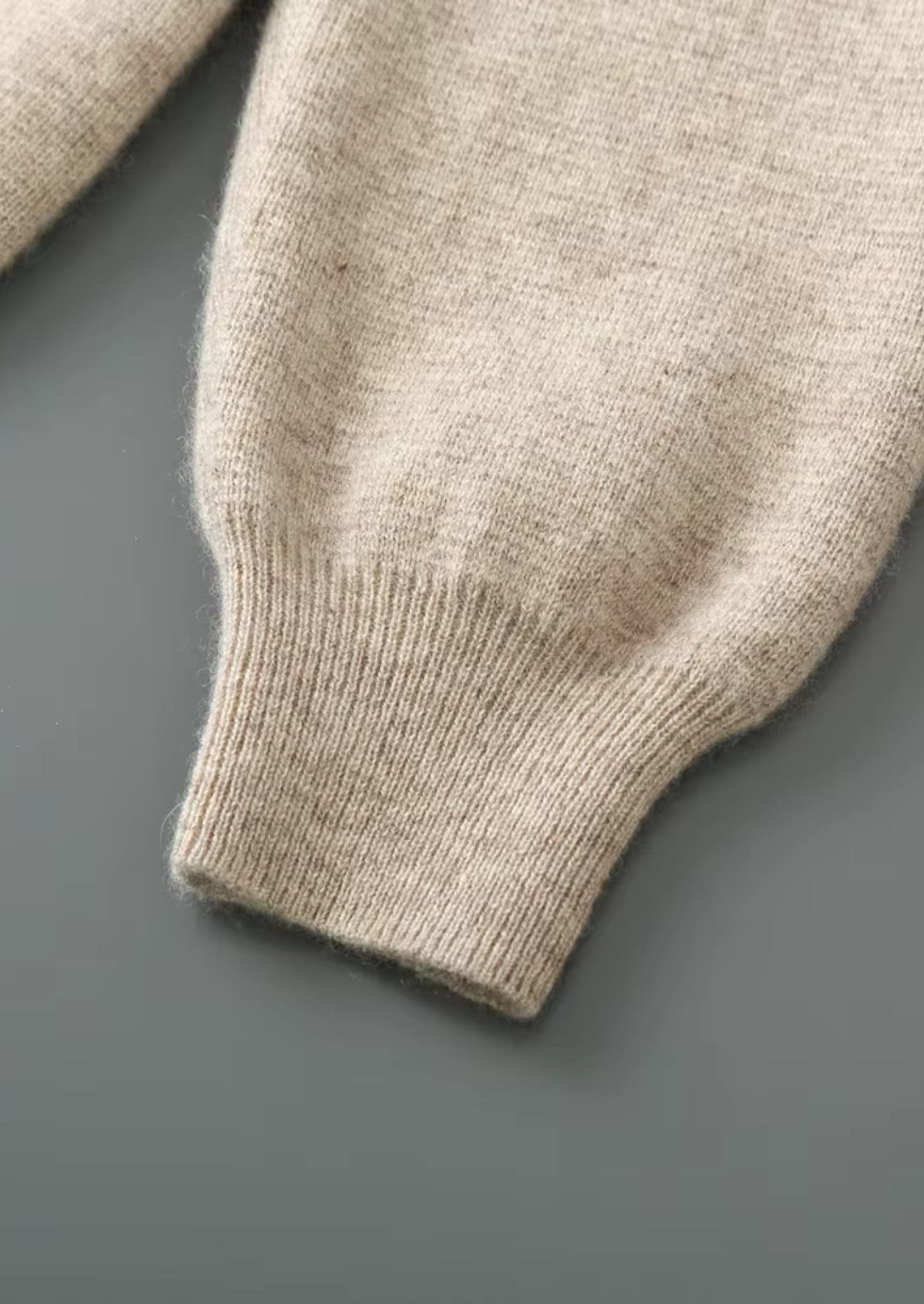 PURE EXTRA-FINÍ MERINO VLASOVÁ ZIPOVÁ MIKINA