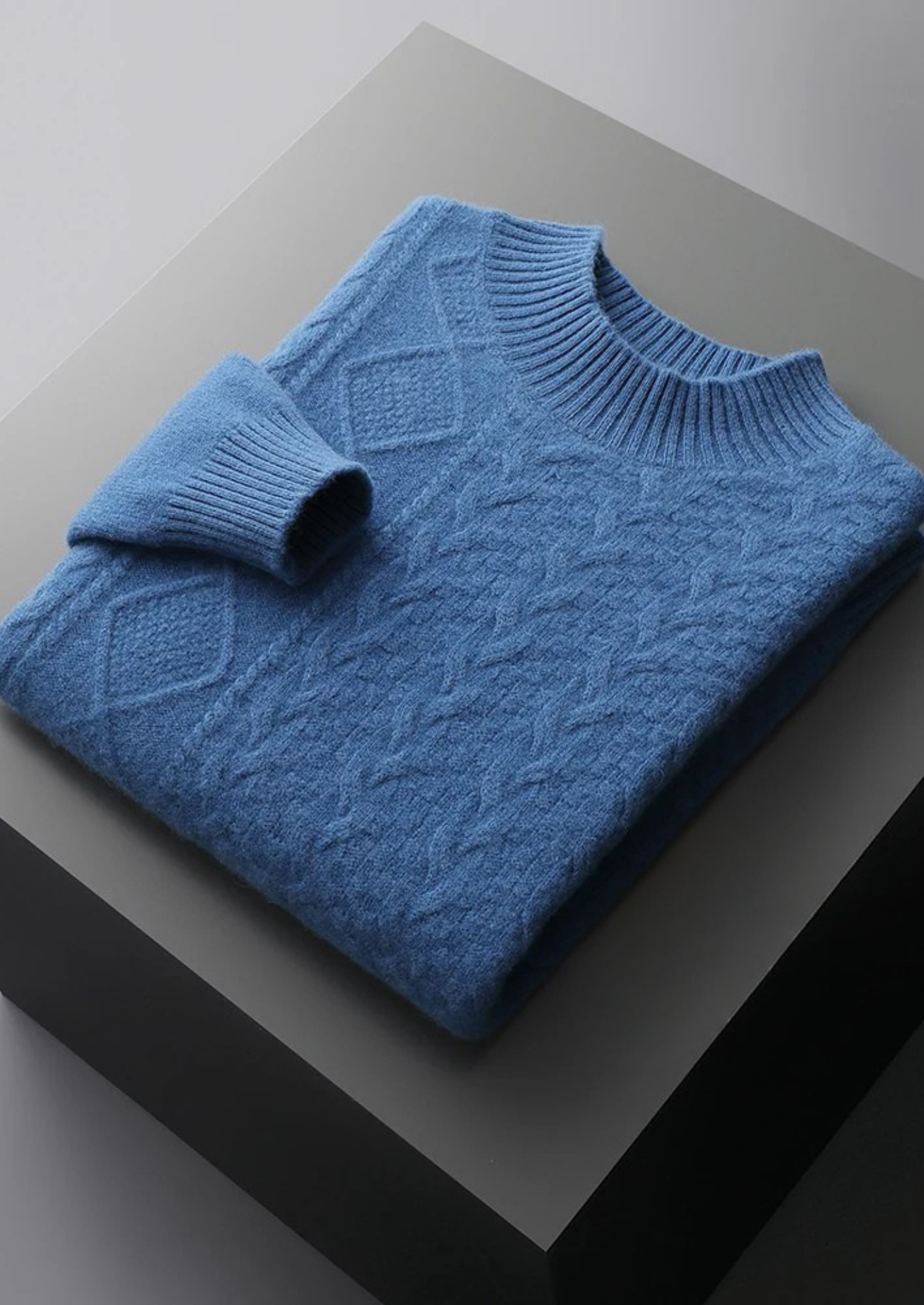 PURE EXTRA-FINE MERINO VLNA JACQUARD SLOVÁKÚŽELNÝ PLÖŠŠ TĚLOVÉ NAVRCH