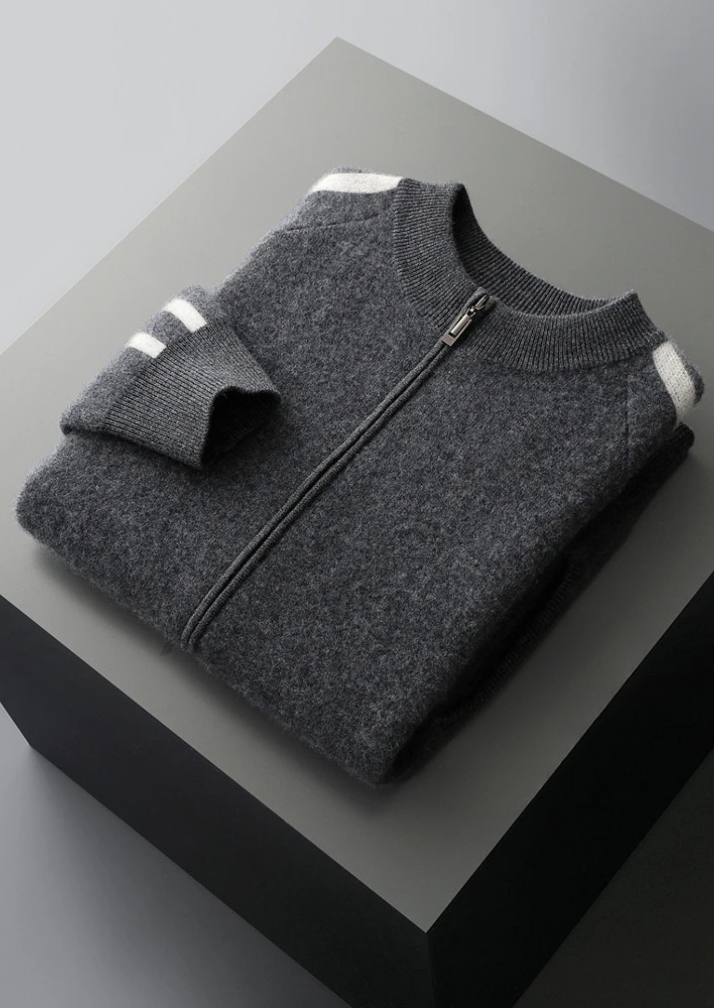 PURE EXTRA-MALÁ MERINO VLNA PRUŽENÝ CARDIGAN