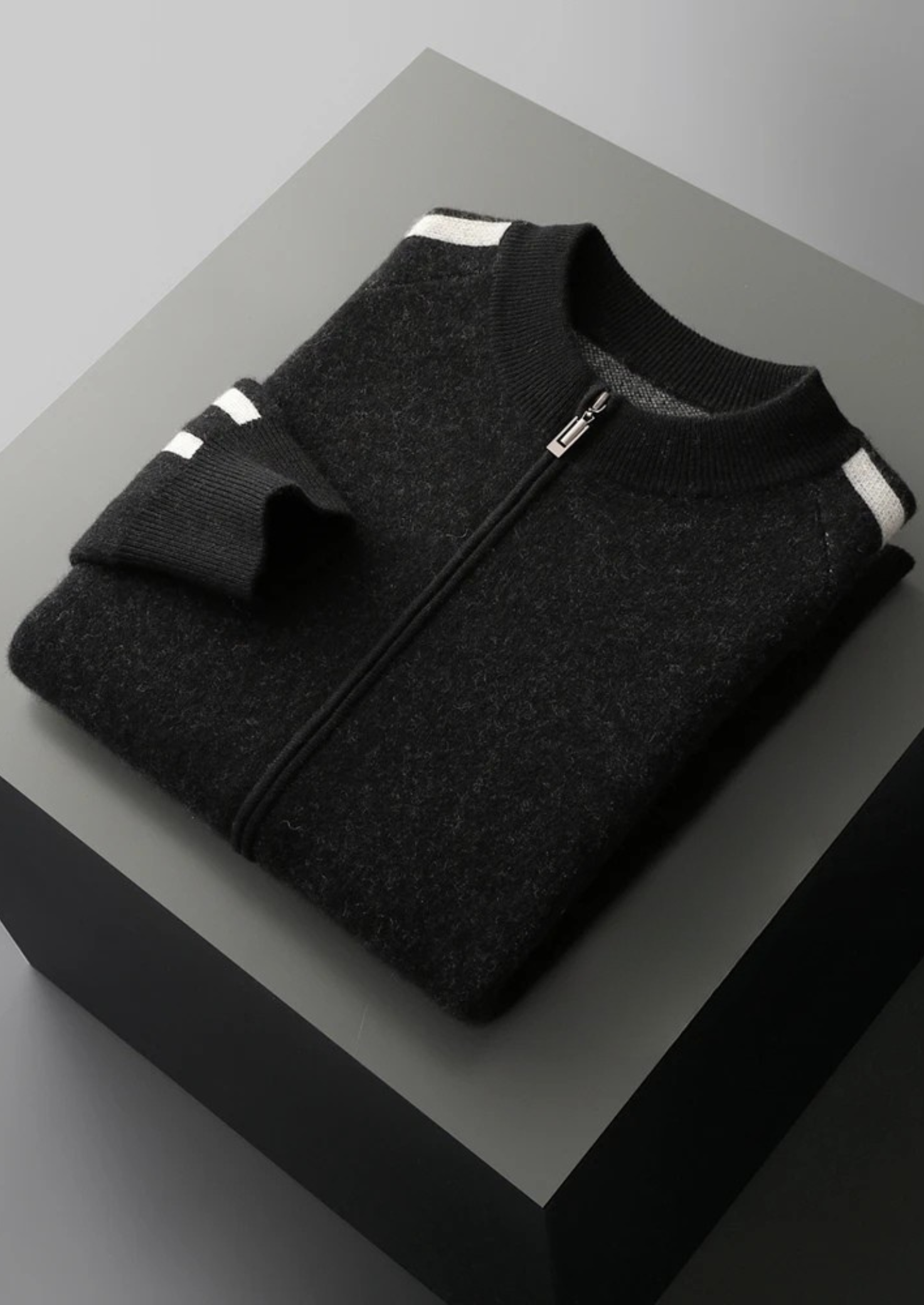 PURE EXTRA-MALÁ MERINO VLNA PRUŽENÝ CARDIGAN