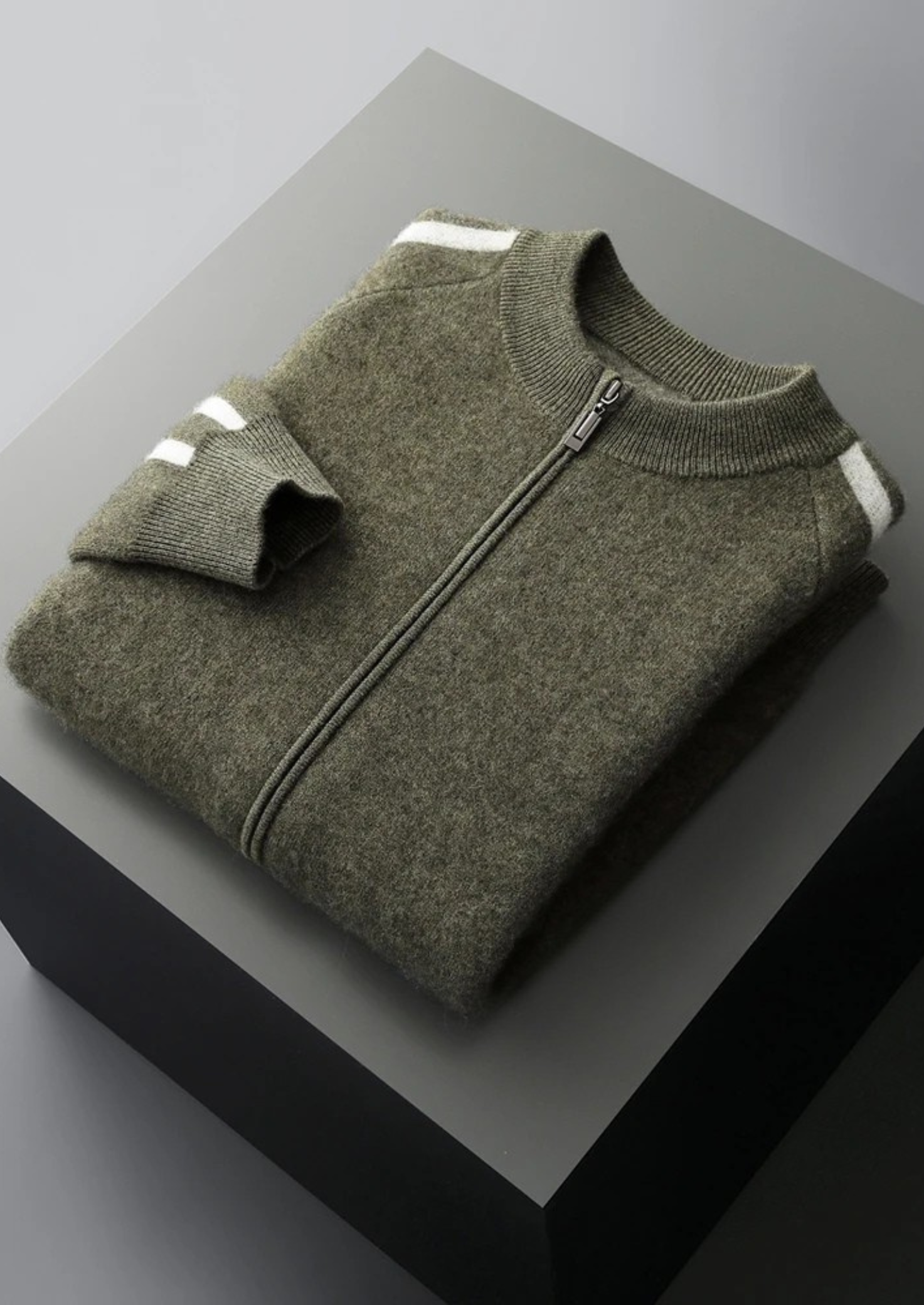 PURE EXTRA-MALÁ MERINO VLNA PRUŽENÝ CARDIGAN