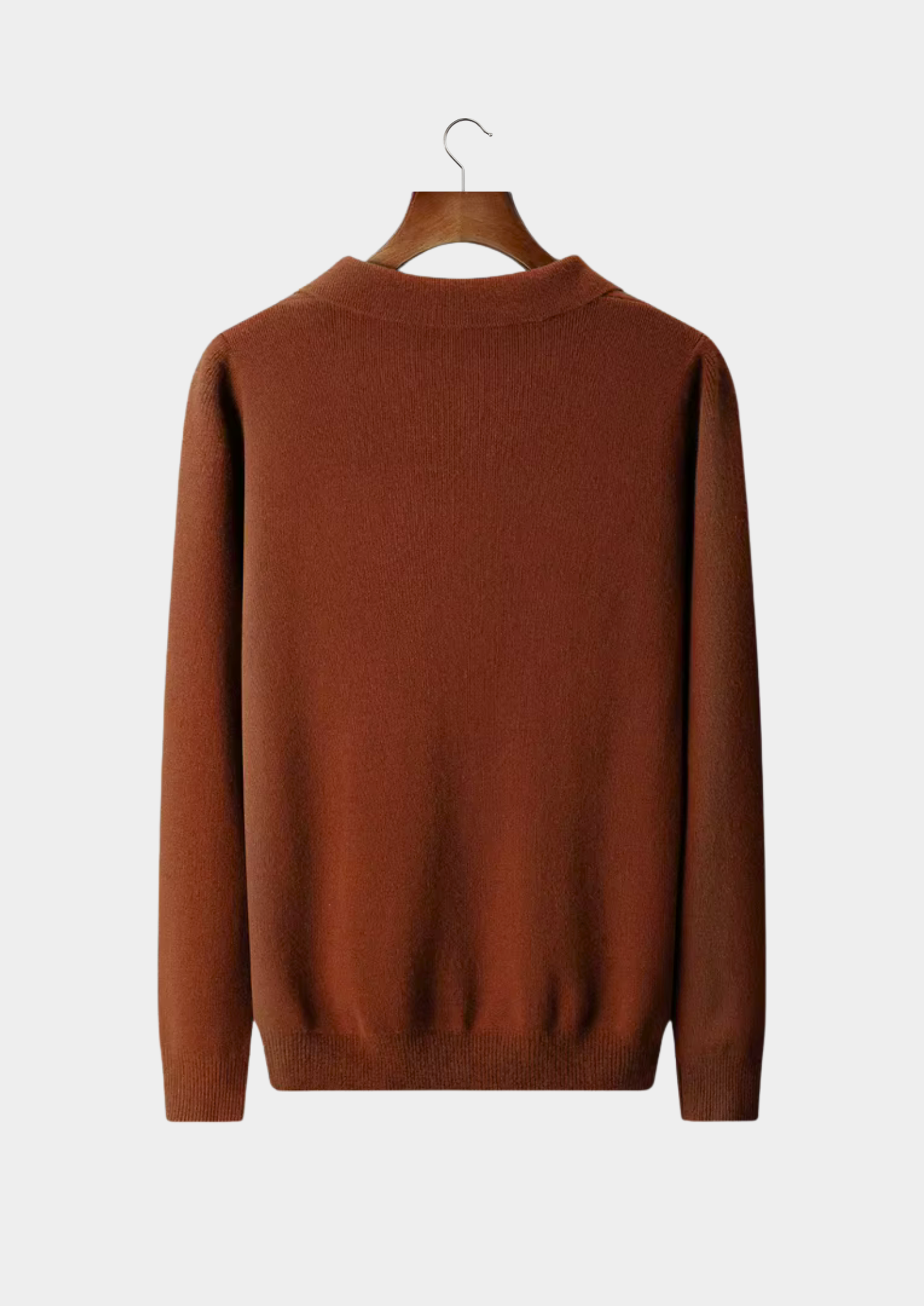 PURE EXTRA-HUSTÁ MERINO VLNA ŽEBROVANÉ POLÓ BEZ KNOFLÍKŮ