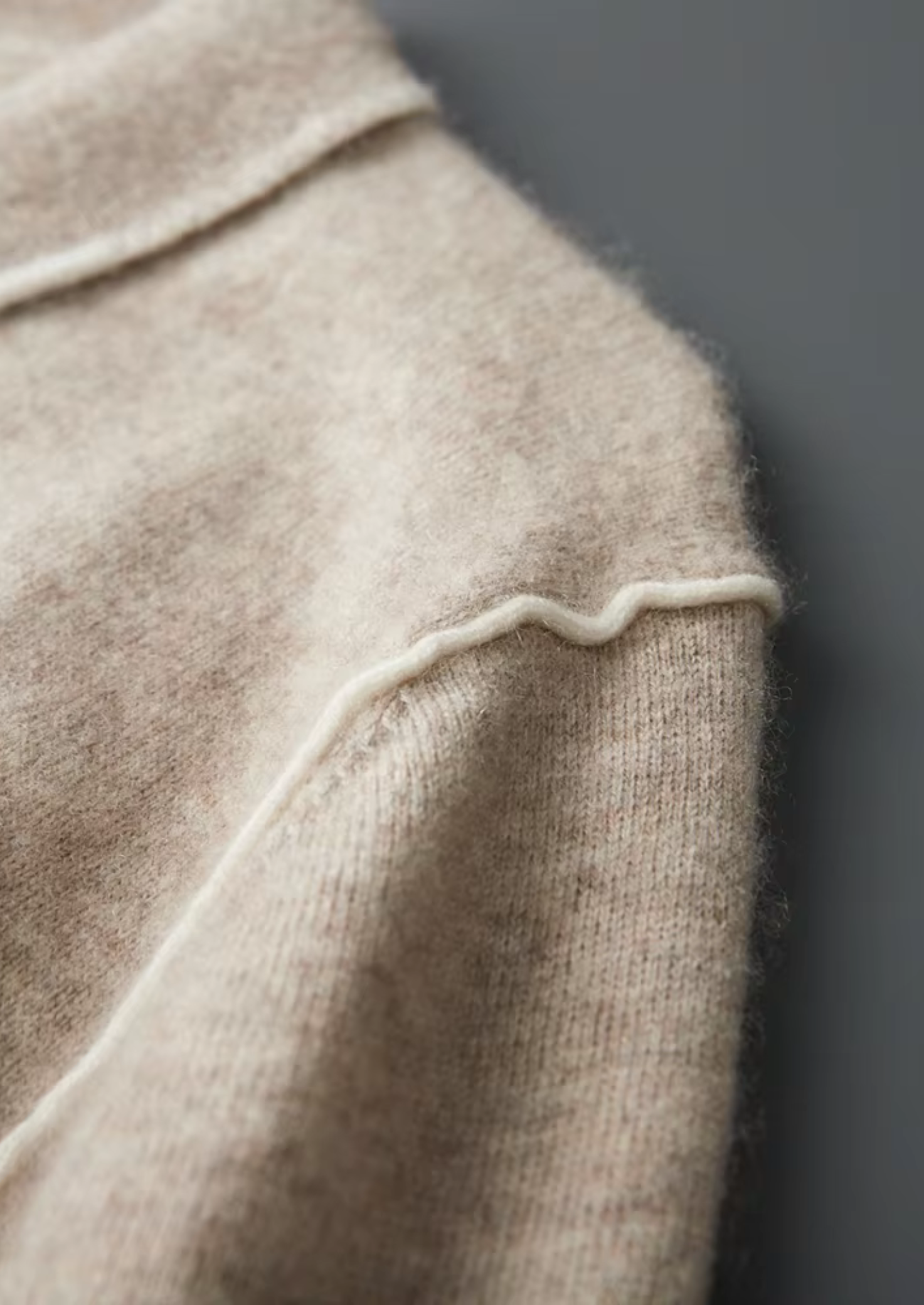 PREMIOVÉ dvoubarevné polokošile z kašmíru