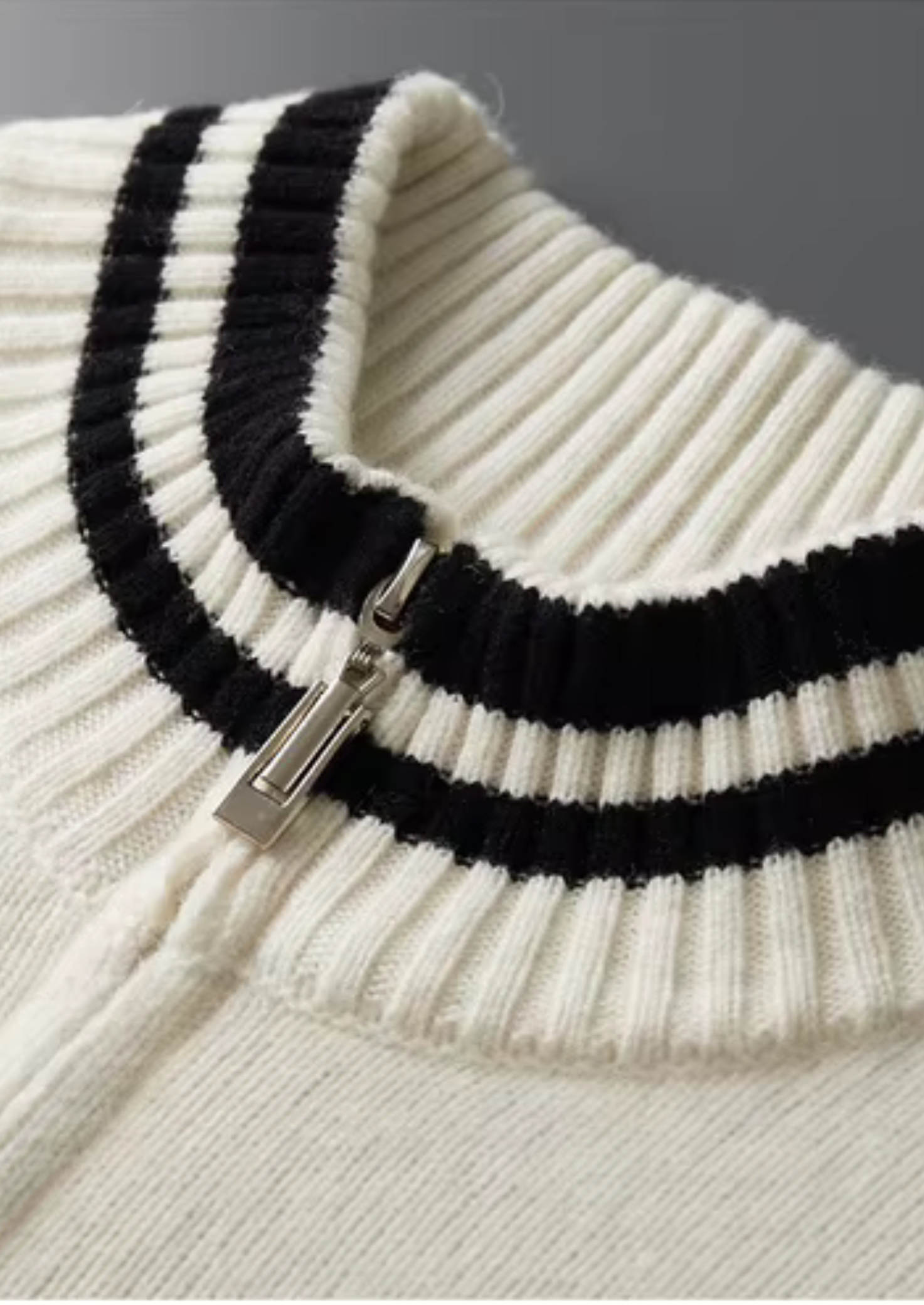 Čistý extra jemný merino vlna dvoubarevný zapínaný cardigan