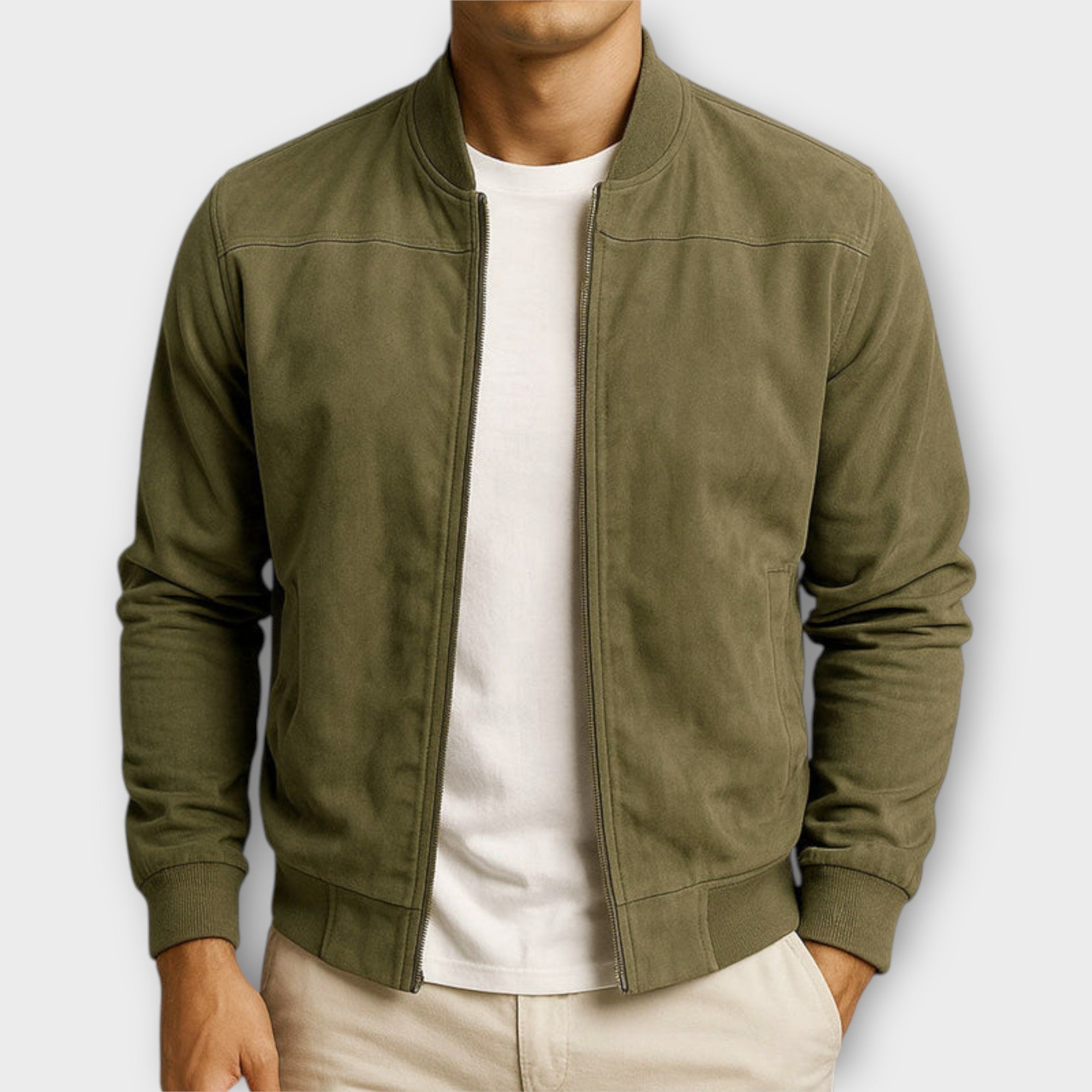 DUMONT LYON | VESTE BOMBER EN CUIR SUEDE HOMME