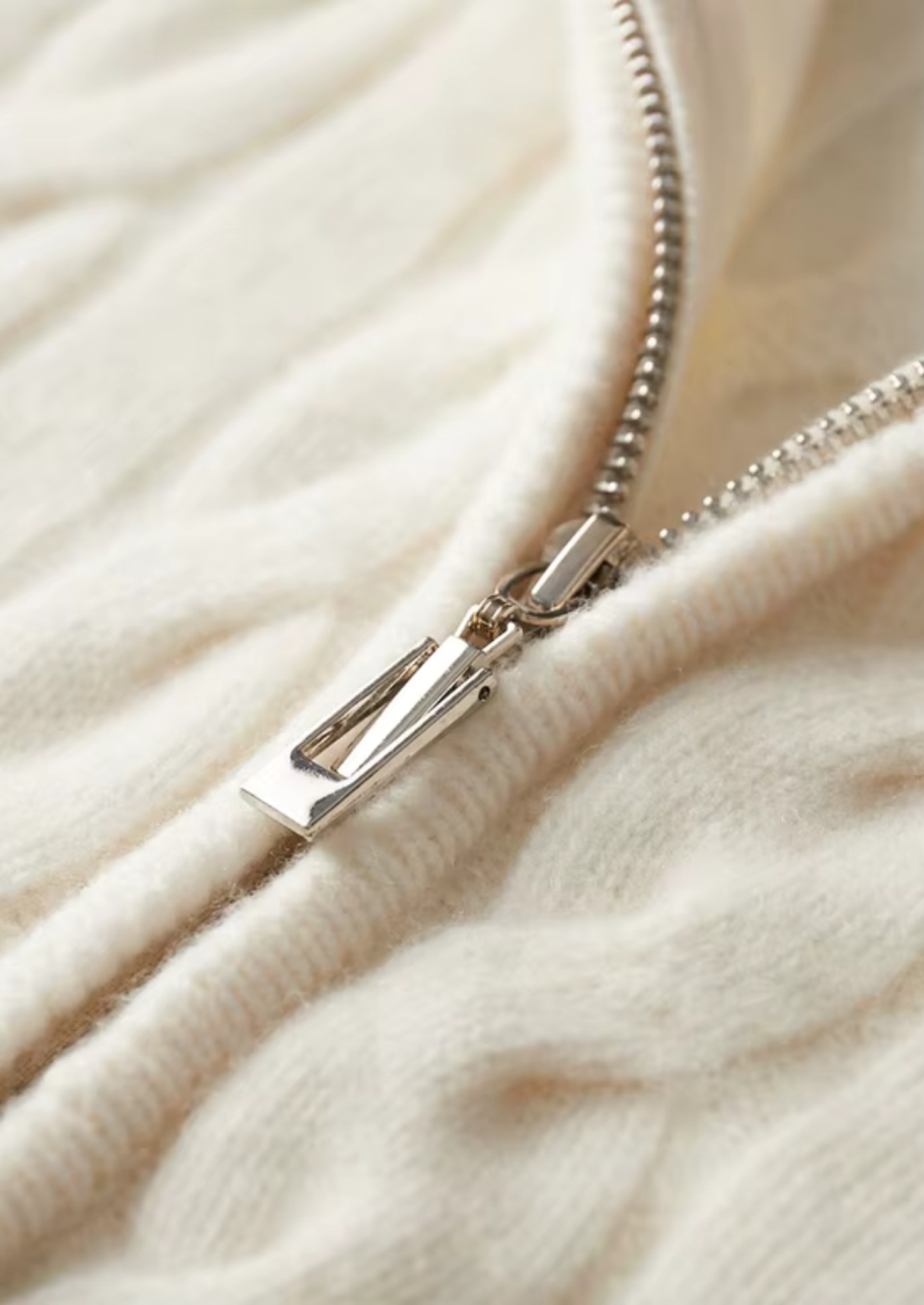 PURE EXTRA-FINE MERINO VLNA DUAL-ZIP KABELKOVÝ CARDIGAN