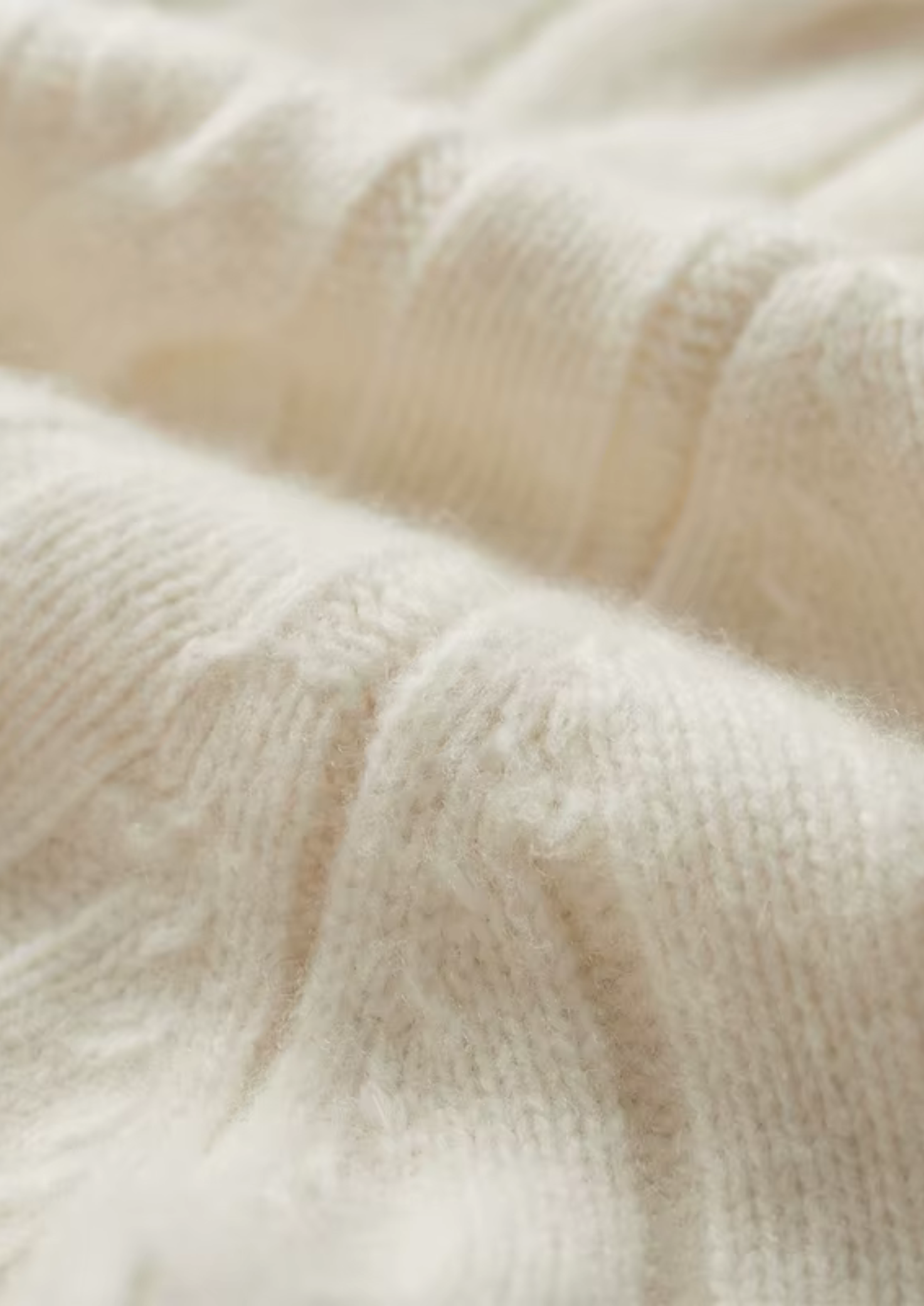 PURE EXTRA-FINE MERINO VLNA DUAL-ZIP KABELKOVÝ CARDIGAN