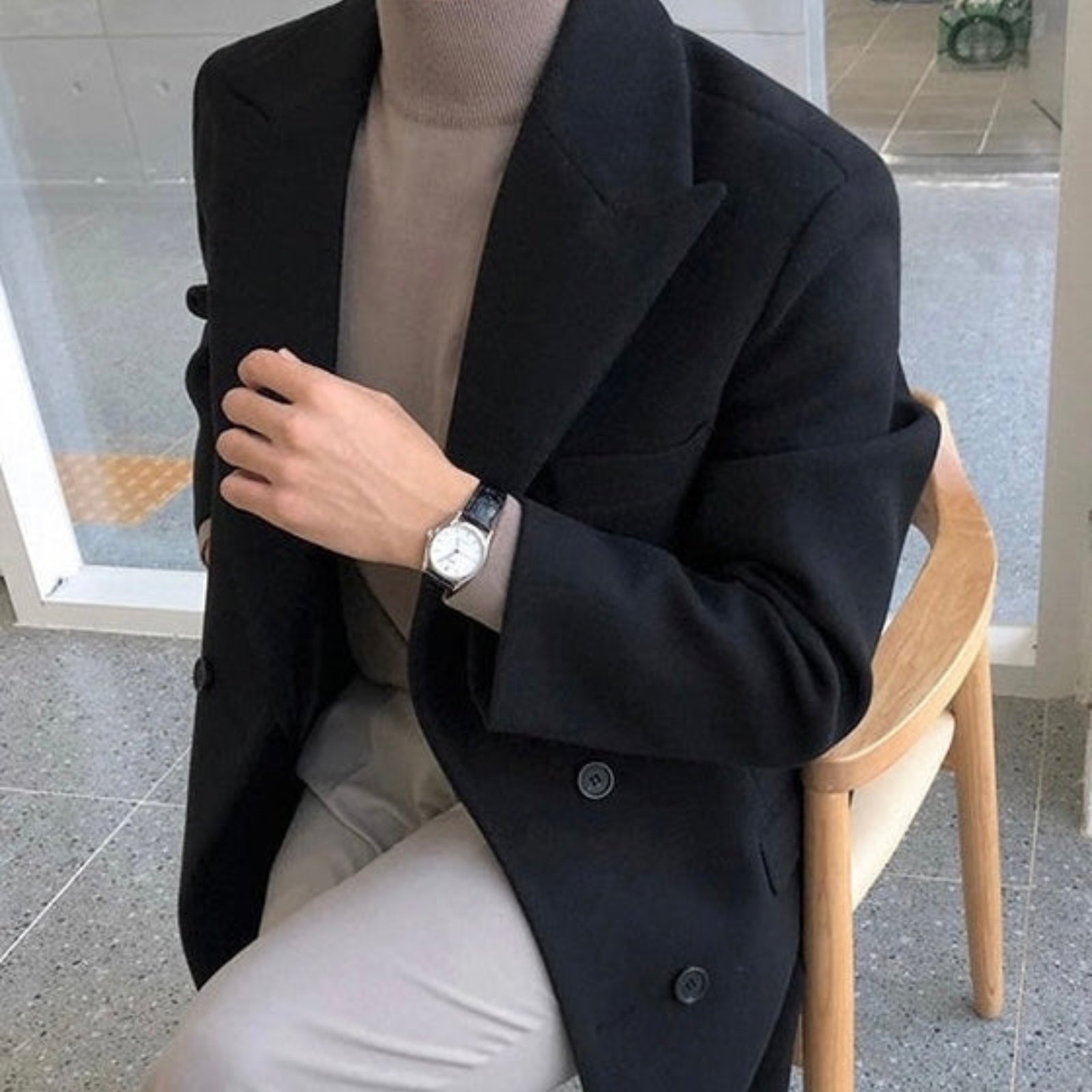 DUMONT LYON | Elegantní pánský dvouvrstvý kabát