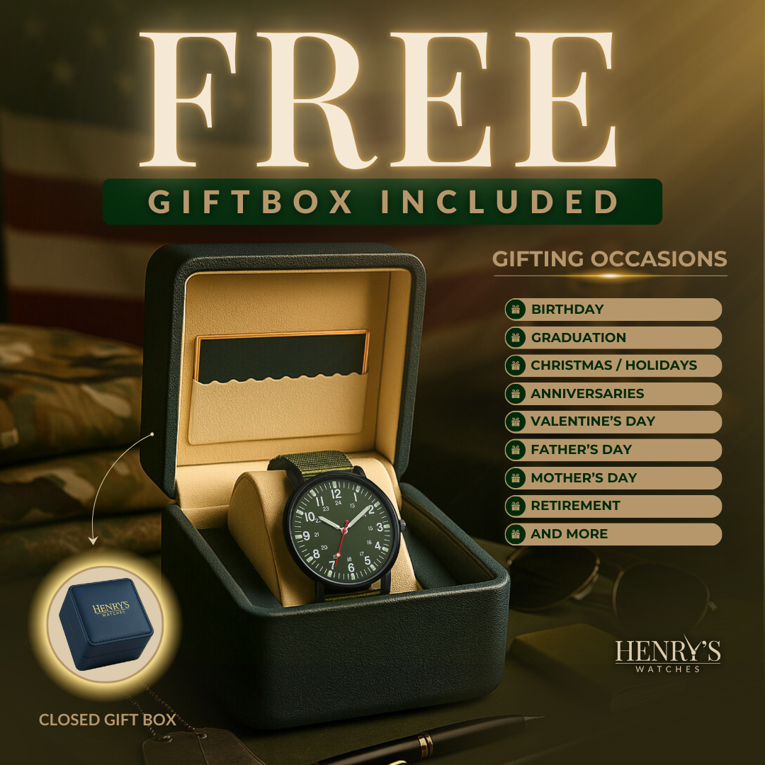 Sportovní vojenské kvarcové hodinky