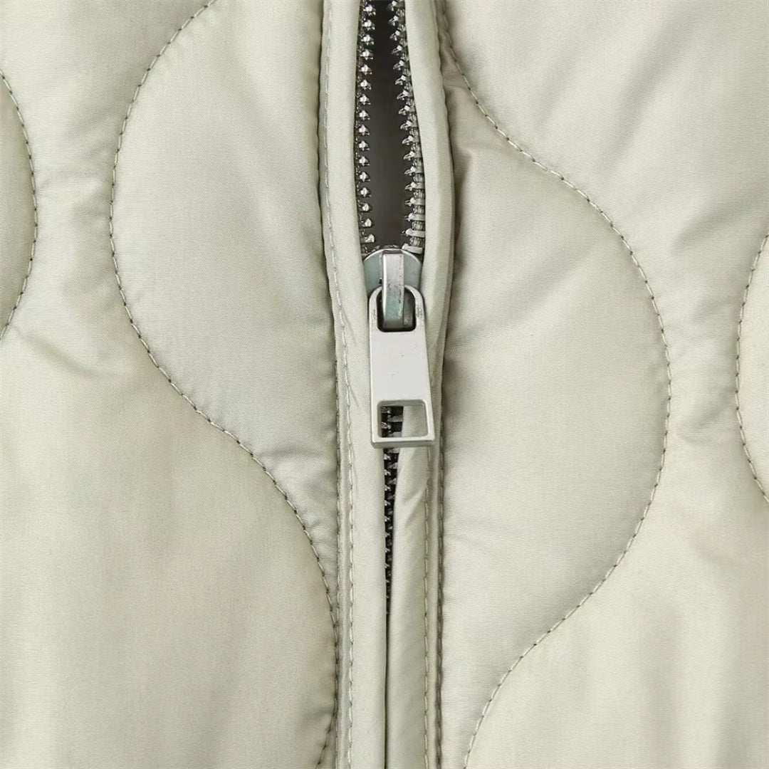 Lehká bunda – Prošívaný design – Neformální každodenní styl