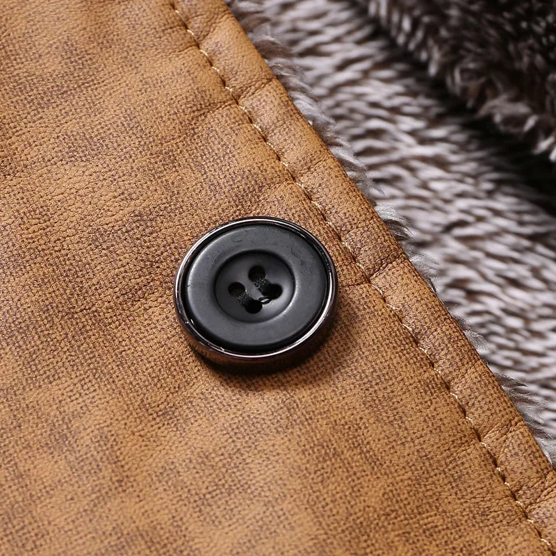 DUMONT LYON | Pánský kožený semišový kabát