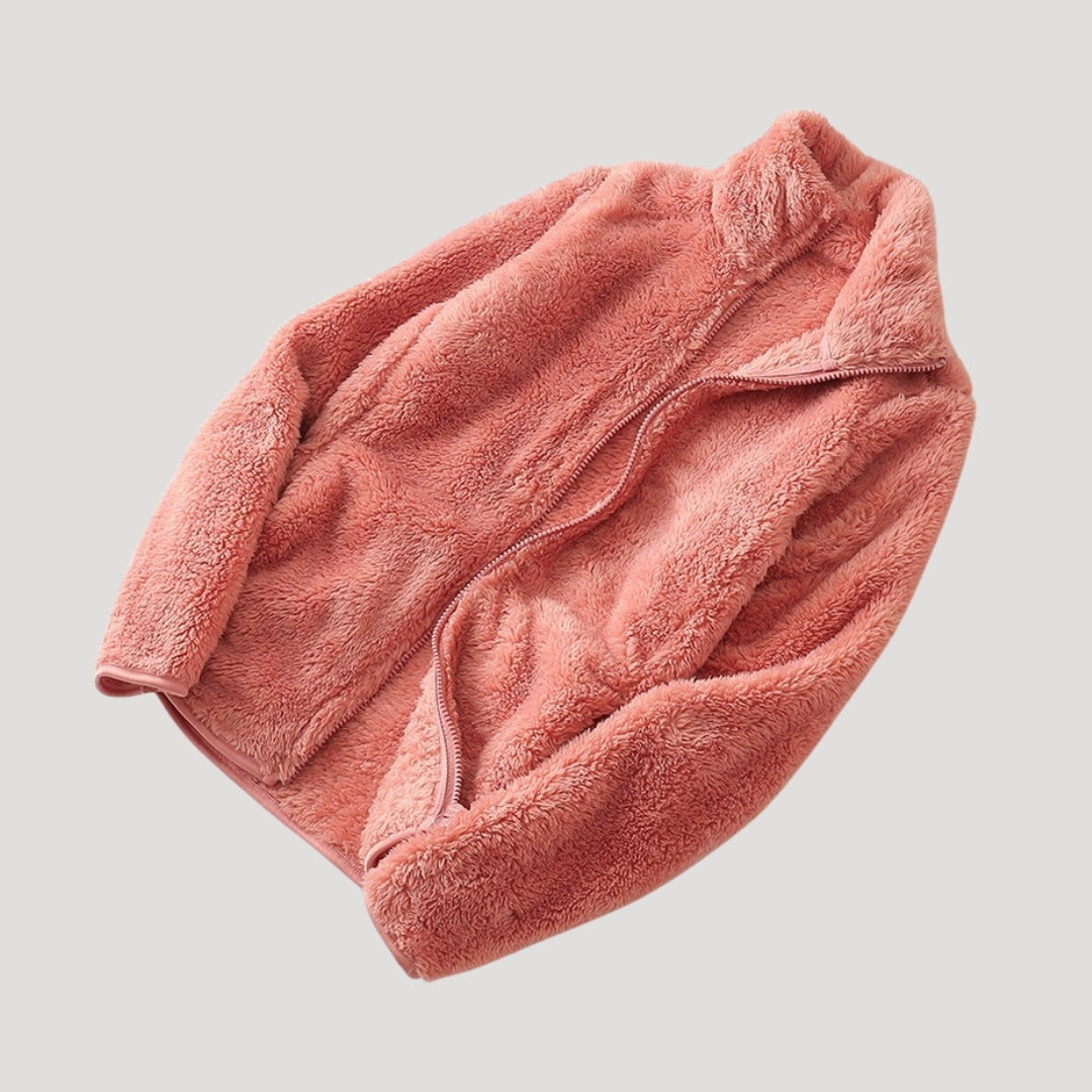 Fleecová bunda – Ultra měkká textura – Zimní volnočasové pohodlí