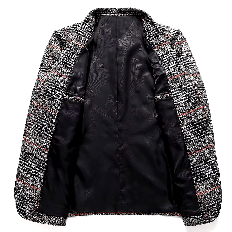 Přehnaný sako – kostka – výrazná vrstva do práce i pro volný čas